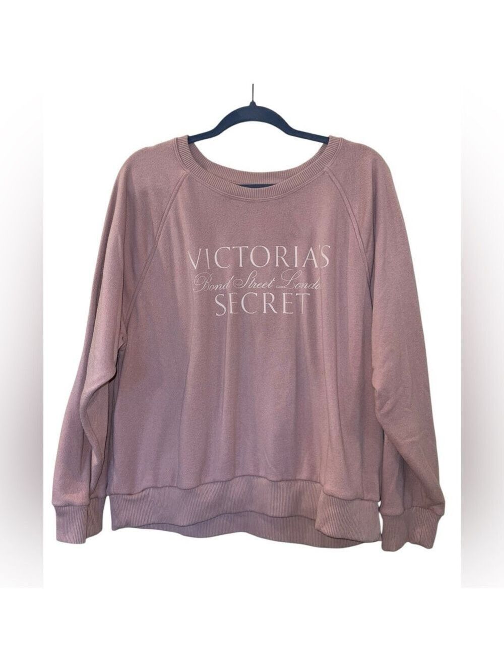 Victoria's Secret Women’s Bond Street London Graphic Pink Sweatshirt Size: XL